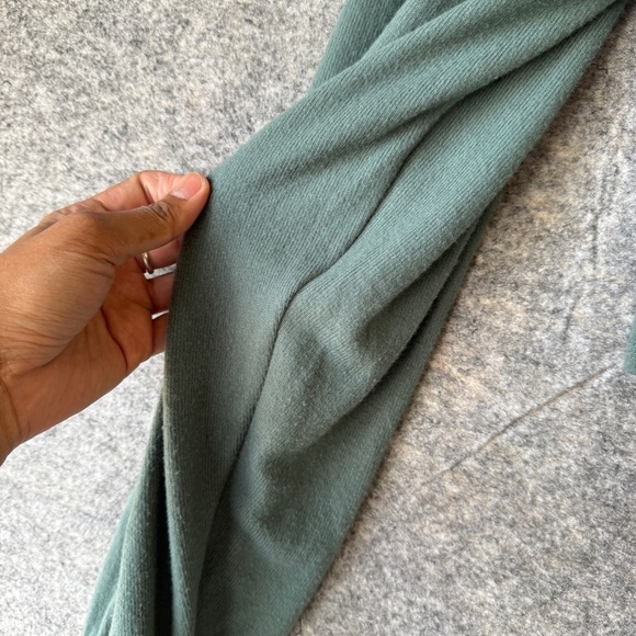 Intimately Free People Green Puff Sleeve Modal Ruched Front Crop Top Size XS - Picture 8 of 16